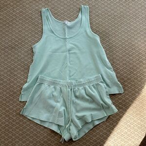 Lake Pointelle pajama shorts Set size M in mint